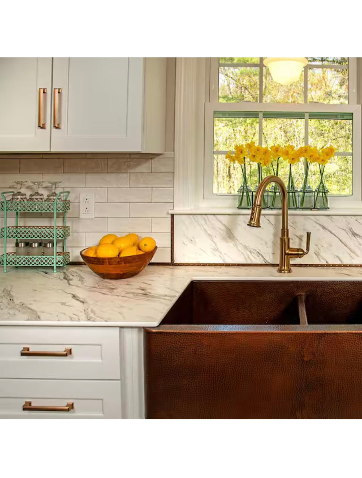 4 ft. L x 25 in. D Engineered Composite Countertop in Calcutta Blanc with Satin Finish