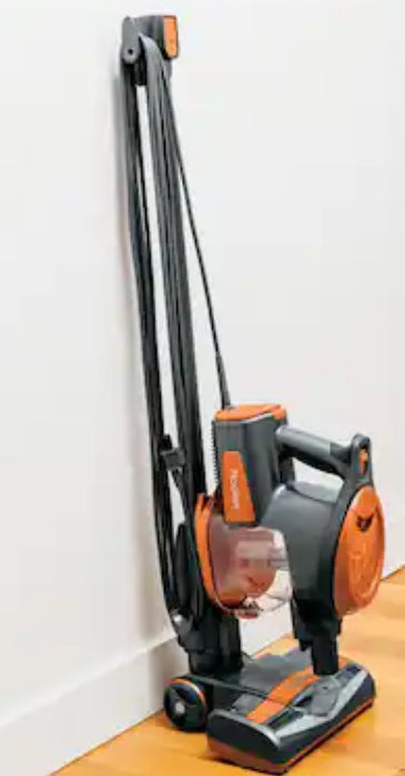 Rocket Bagless Corded Stick Vacuum for Hard Floors and Area Rugs with Powerful Pet Hair Pickup in Orange (Missing Attachments/Used)