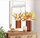 20 in. W x 30 in. H Gold Vanity Rectangle Wall Mirror Aluminum Alloy Frame Bathroom Mirror