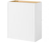 Leyton 24 in. W x 12 in. D x 30 in. H Ready to Assemble Plywood Slim Shaker Wall Kitchen Cabinet in Alpine White