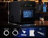 12.6 in. 22 lbs. Whiskey Ball Shaped Cocktail Ice Portable Countertop Ice Maker in Black with Auto-Cleaning