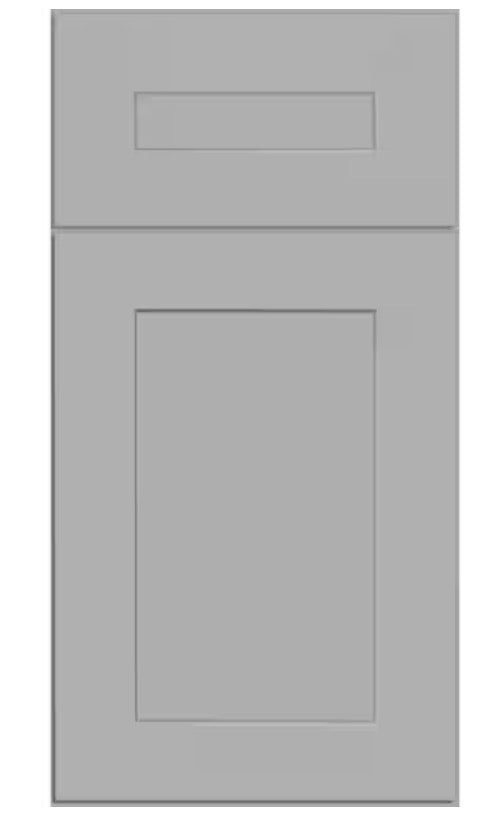9 in. W x 21 in. D x 34.5 in. H Ready to Assemble Plywood Shaker Drawer Base Kitchen Cabinet in Dove Gray