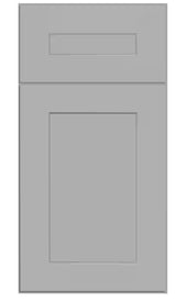 9 in. W x 21 in. D x 34.5 in. H Ready to Assemble Plywood Shaker Drawer Base Kitchen Cabinet in Dove Gray