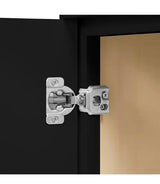 Leyton 24 in. W x 24 in. D x 34.5 in. H Ready to Assemble Plywood Slim Shaker Base Kitchen Cabinet in Raven Black