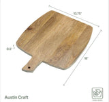 Austin Craft Primative White Upton Serving Board