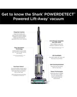 POWERDETECT Bagless Corded HEPA Upright Vacuum with DuoClean Detect Technology & XL Dust Cup Multisurface in Purple