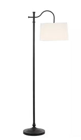 Carver 58 in. Black Downbridge Floor Lamp