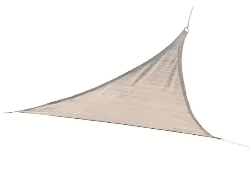 12 ft. x 12 ft. Almond Triangle Shade Sail