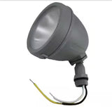 14-Watt Hardwired Gray LED Landscape Flood Light Metal Spot Light, 1100 Lumens