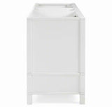 Williamsburg 60 in. W x 21 in. D x 34 in. H Bath Vanity Cabinet without Top in White