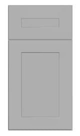21 in. W x 21 in. D x 34.5 in. H Ready to Assemble Plywood Shaker Drawer Base Kitchen Cabinet in Dove Gray