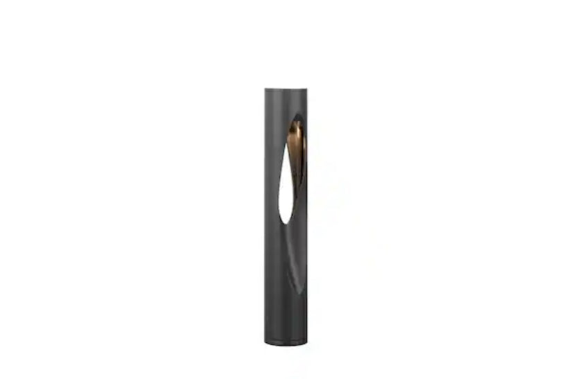 Trinity Hill 15-Watt Equivalent Low Voltage Matte Black Integrated LED Contemporary Outdoor Bollard Path Light