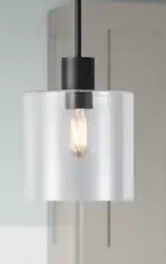 Sutton Place 1-Light Matte Black Pendant