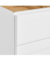 Avondale Shaker Alpine White Ready to Assemble Plywood 12 in Vanity Drawer Base (12in W x 21in D x 34.5in H)