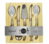 Laguiole 5-Piece Hostess Flatware Set - Faux Ivory