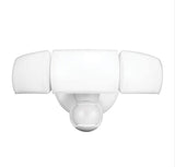 MaxDetect 240-Degree White Motion Activated Wired Outdoor 3-Head Dusk-to-Dawn LED Security Flood Light 3000 Lumens