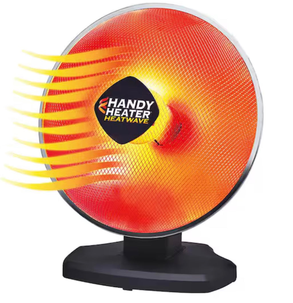 1200-Watt Electric Oscillating Ceramic Parabolic Space Heater