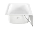 Maui 60 in. x 30 in. Soaking Bathtub with Left Drain in White