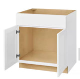 Avondale 30 in. W x 24 in. D x 34.5 in. H Ready to Assemble Plywood Shaker Sink Base Kitchen Cabinet in Alpine White