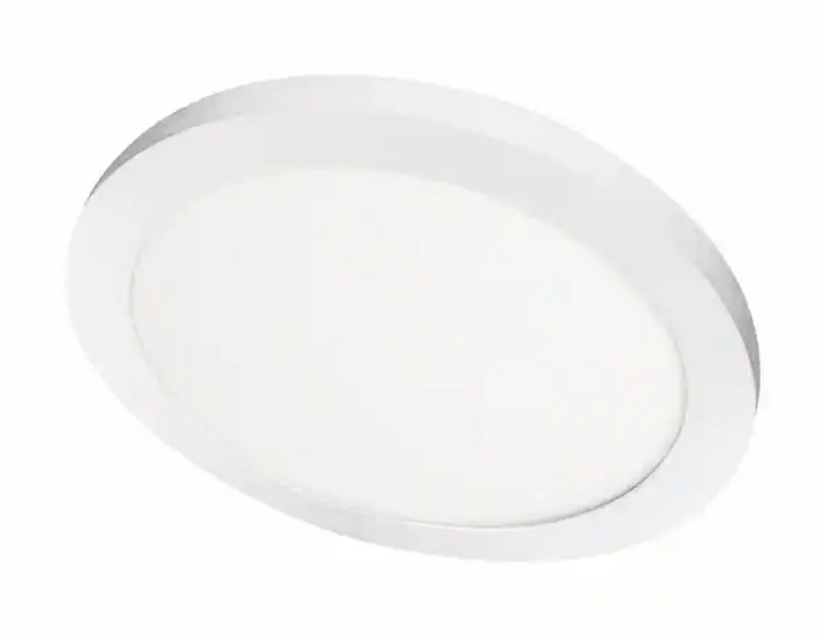 11 in. 12.5-Watt Dimmable White Integrated LED 875 Lumens Round Flat Panel Ceiling Flush Mount with Color Change 5CCT