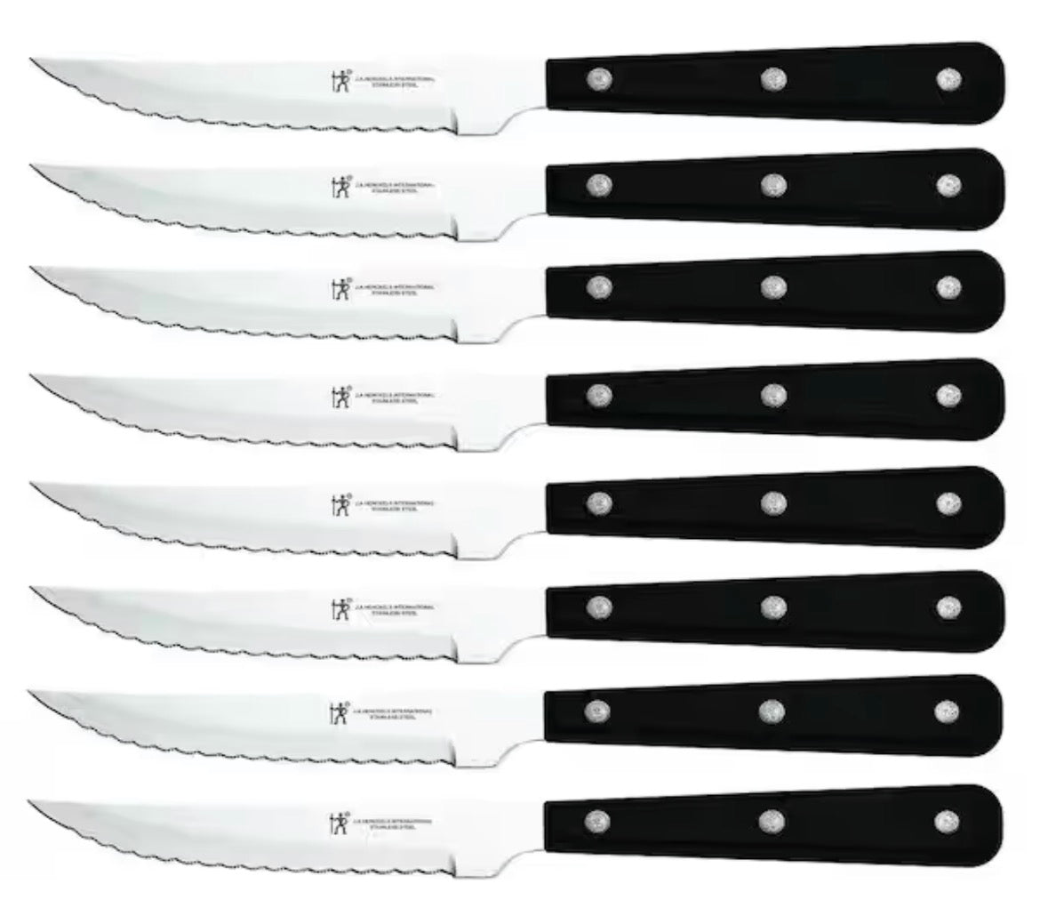 8-Piece Serrated Steak Knife Set