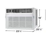 18,800 BTU (DOE) 208-Volts Window Air Conditioner Cools 1,020 sq. ft. with Heater with Remote in White