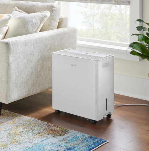 50 pt. Dehumidifier up to 4,500 sq. ft. ENERGY STAR for Basement, Garage, or Wet Rooms in White