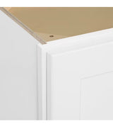 Avondale 33 in. W x 12 in. D x 30 in. H Ready to Assemble Plywood Shaker Wall Kitchen Cabinet in Alpine White