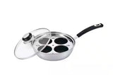 8.5 in. Stainless Steel Egg Poacher Specialty Tool with Poached Egg Maker, Spatula for Making Poached Eggs, Kitchen