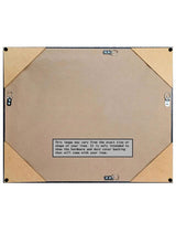 Avon 38 in. x 26 in. Casual qRectangle Framed Black Narrow Bathroom Vanity Mirror