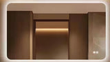 35.9 in. W x 59.9 in. H Rectangular Frameless LED Adjustable Backlit Large Area Anti-Fog Wall Mount Bathroom Mirror