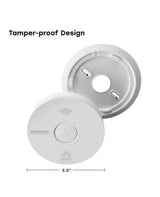 Hardwired and 3-Year Replaceable Battery Backup Combination Smoke and Carbon Monoxide Detector w/ Voice Alarm