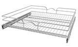 Silver Kitchen Cabinet Pull Out Shelf Organizer, 24 in. x 22 in.