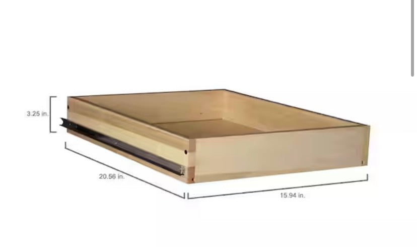16 in. Pull-Out Drawer for 21 in. Base Cabinet