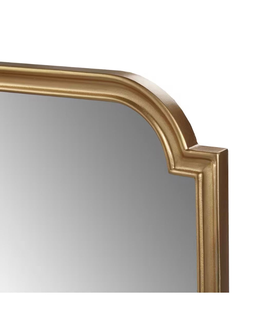 Adelaide 21.25 in. W x 38 in. H Gold Wall Mirror