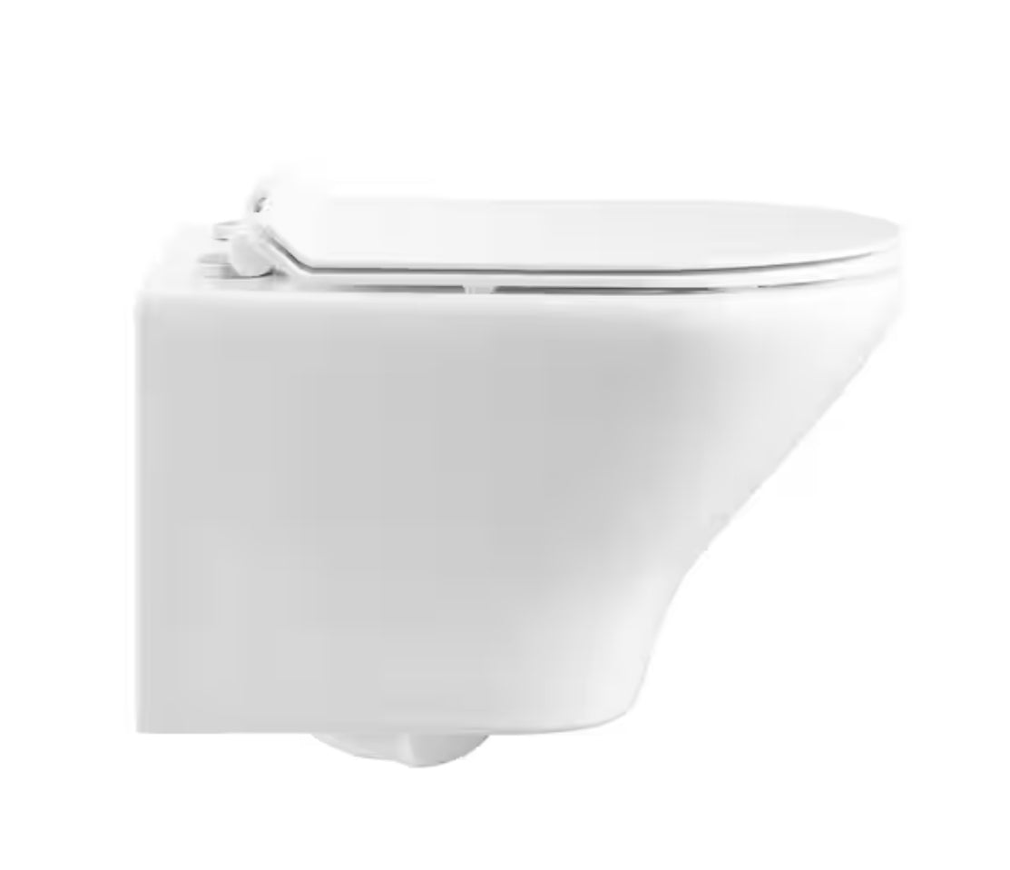 Monaco Elongated Toilet Bowl Only in Glossy White