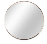 16 in. W x 16 in. H Gold Round Wall Mirror Metal Frame Circle Mirror for Bedroom, Bathroom, Entryway Wall Decor