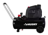 8 Gal. 150 PSI Portable Electric Oil-Free Horizontal Hotdog Air Compressor with Rubber Wheels and 1-Quick Coupler