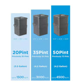 50-Pint CUBE Smart Dehumidifier with Pump, 3X More Water Capacity, ENERGY STAR MOST EFFICIENT for up to 4,500 sf