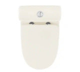 MacKenzie 1-Piece 10 in. Rough-in 1.1/1.6 GPF Dual Top Flush Round Toilet in Glossy Bisque