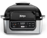 Foodi 5-in-1 Indoor Grill with 4 Qt. Air Fryer, Roast, Bake, Dehydrate and Cyclonic Grilling