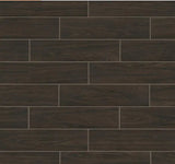 Burlington Walnut 6 in. x 24 in. Porcelain Floor and Wall Tile (14 Sq Ft/Case)