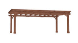 16 ft. W x 12 ft. D Cedar Wood Patio Pergola Shade Structure for Outdoor, Brown