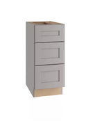 18 in. W x 24 in. D x 34.5 in. H Ready to Assemble Plywood Shaker Drawer Base Kitchen Cabinet in Dove Gray