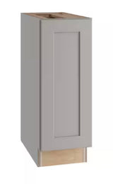 9 in. W x 21 in. D x 34.5 in. H Ready to Assemble Plywood Shaker Drawer Base Kitchen Cabinet in Dove Gray