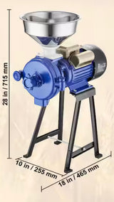 3000 W Electric Grain Mill Grinder, Commercial Spice and Corn Mill with Adjustable Thickness, Heavy Duty Wheat