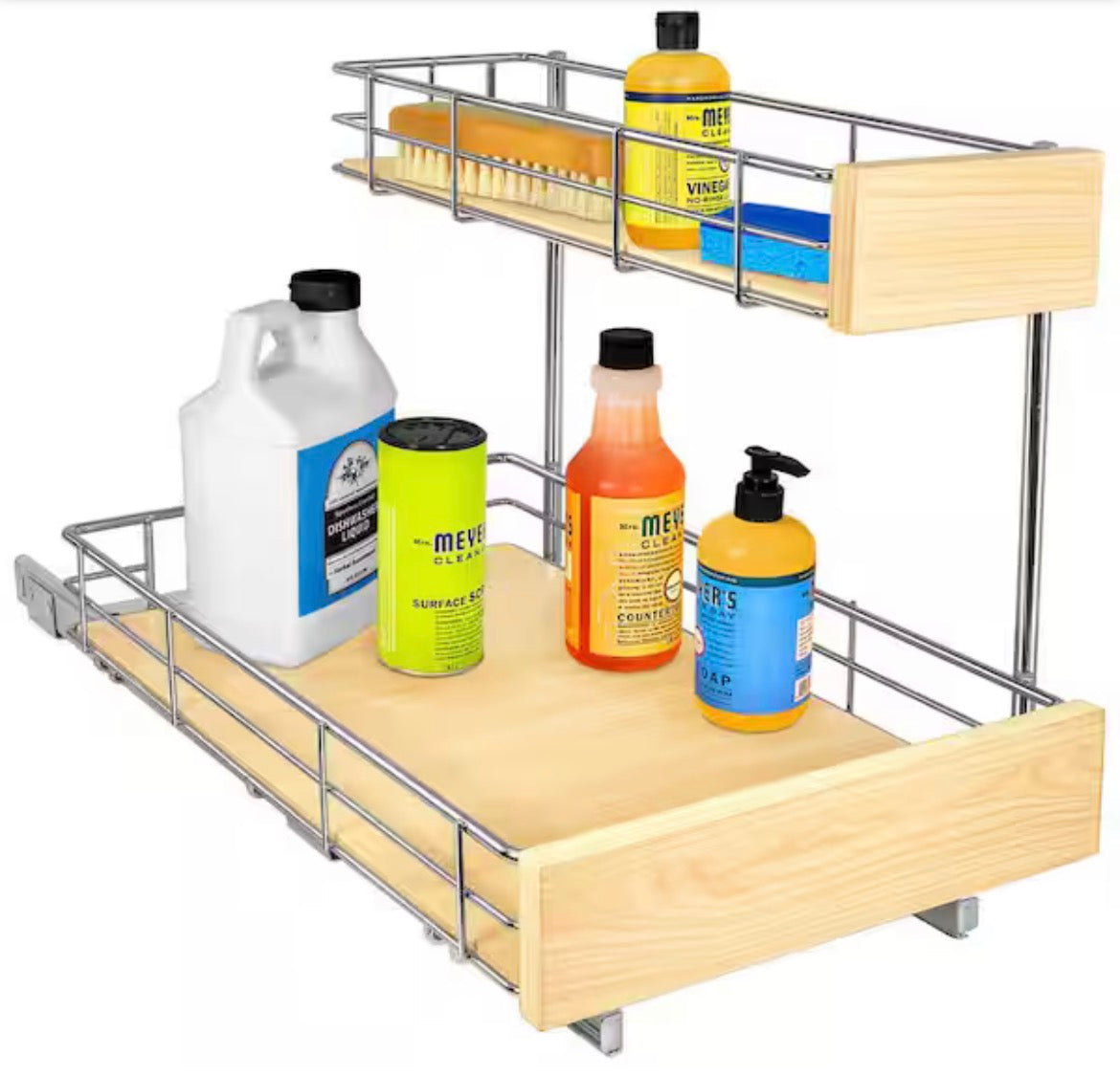 SELECT Slide Out Under Sink Cabinet Organizer - Slide Out Drawers for Kitchen Cabinets - 11.5 in. x 18 in.