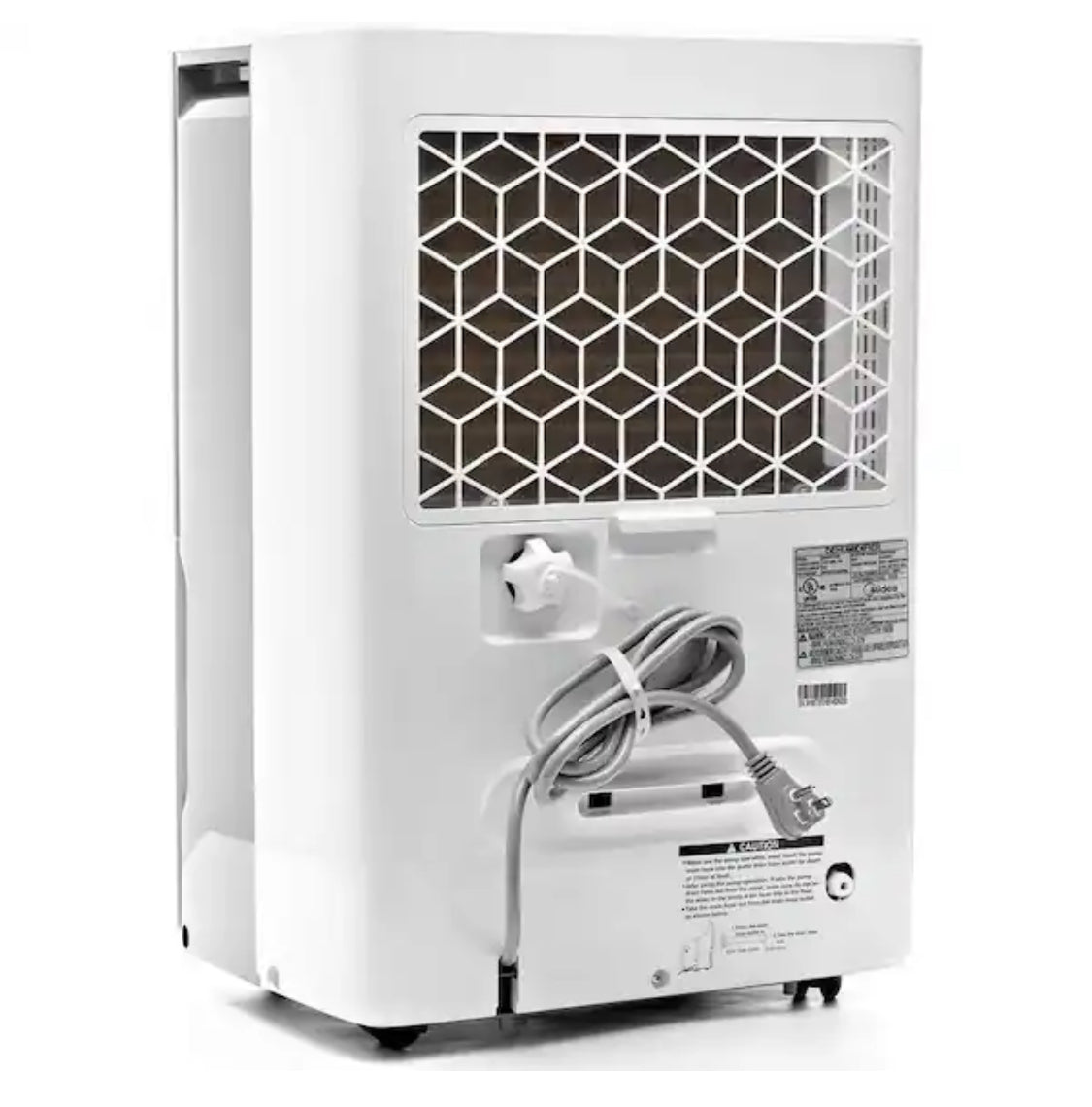 50 Pt. 4,500 Sq. Ft. Bucket Dehumidifier in White with Wi-Fi Enabled