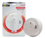 10 Year Worry-Free Battery Powered Smoke Detector with Ionization Sensor