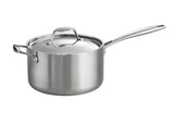 Signature 4 qt. Tri-Ply Clad Stainless Steel Sauce Pan with Lid